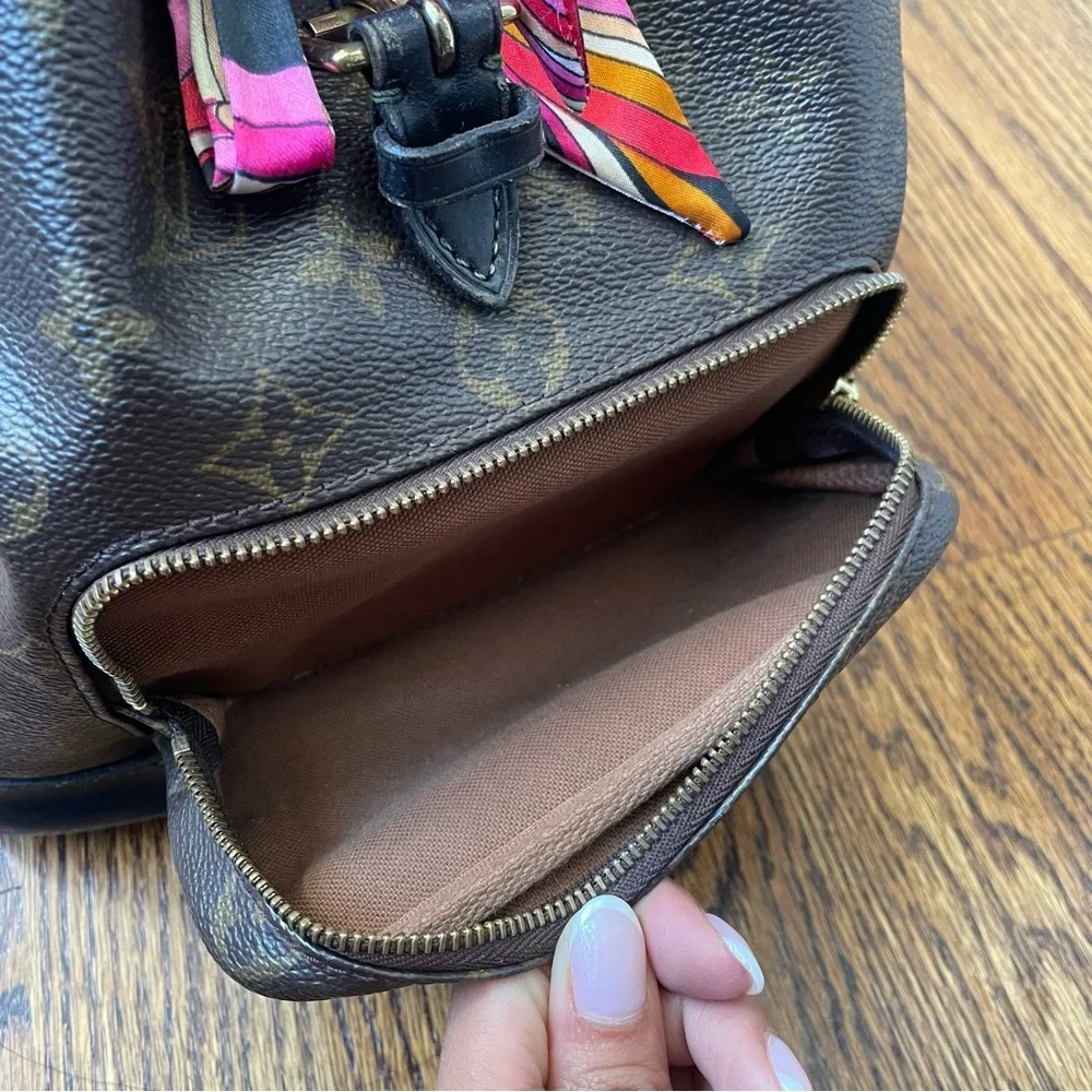 Authentic Louis Vuitton Monogram Montsouris MM Backpack - Picture 12 of 16